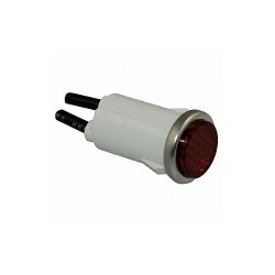 Dayton Flush Panel Light, Red, 120 V AC/DC 22NY49