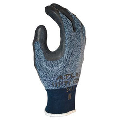 Showa Coated Gloves,Black/Gray,L 341L-08