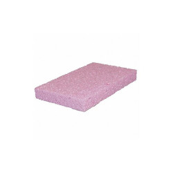 Tough Guy Sponge,6 in L,Pink,PK2 2NTH4