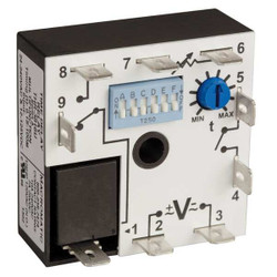 Macromatic MultiFunEncapTimingRelay, 240VAC, 9Pins THR-3816U