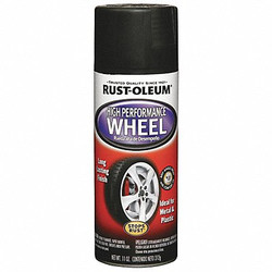 Rust-Oleum WheelBlack,Flat,11 oz 248928