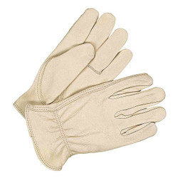 Bdg PR,Leather Gloves,Shirred Slip-On Cuff,M 20-1-374-M