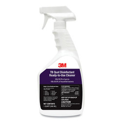 3M™ Tb Quat Disinfectant Ready-To-Use Cleaner, Lemon Scent, 1 Qt Bottle 1027PC