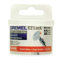 Dremel Cut-off Wheel,1 1/2 in Dia,PK12  EZ456B