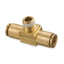 Weatherhead Male Branch Tee,1/8-27,3/16 In Tube Sz 1872X3