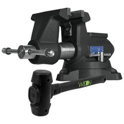 Wilton Special Edition 855M Pro Vise and Hammer Kit in. Black Finish 28811DB