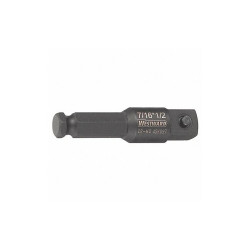 Westward Impct Skt Adpt ,Steel,Blk Oxd,7/16 in 45KG97