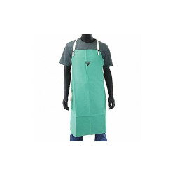 West Chester Protective Gear FR Welding Apron,Cotton,36",Green Sateen 7080/36