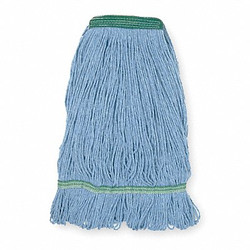 Tough Guy Wet Mop,Blue,Cotton 1TYT7