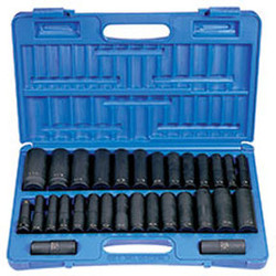 30-Piece 1/2 in. Drive SAE/Metric Deep Socket Set 1512DM