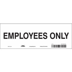 Condor Safety Sign,3.5in x 10in,Vinyl 472C33