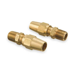 Weatherhead Male Connector,3/8-18,3/8 In Tube Sz 1368X6X6