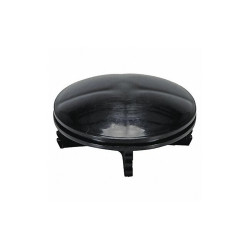 Vestil Bollard Cap,4 1/2"OD,Black BOL-CAP-4.5-P