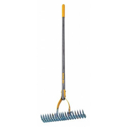 True Temper Thatch Rake,Straight,54" Handle L 29140GR