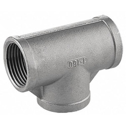 Manufacturer Varies Tee, 304 SS, 1 in Pipe Size, Female NPT 40TE111N010