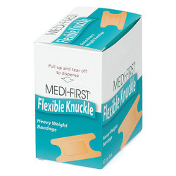 Medi-First Strip Bandages,2"x1.5",Fabric,PK40 61678