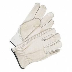 Bdg Leather Gloves,Shirred Slip-On Cuff,L 20-1-1581-11
