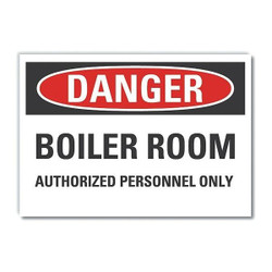 Lyle Auth Person Danger Lbl,10inx14in,Polyest  LCU4-0553-ND_14X10