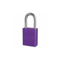 American Lock Lockout Padlock,KD,Purple,1-7/8"H A1106PRP