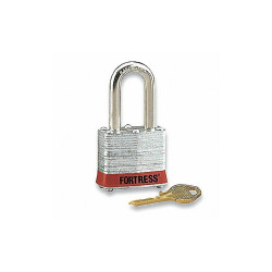 Sim Supply Lockout Padlock,KD,Red,1-1/4"H  1803LHRED