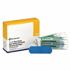 Sim Supply Strip Bandages,3"x1",Plastic,PK100  90923