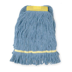 Tough Guy Wet Mop,Blue,Cotton  1TYT3