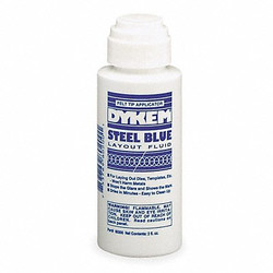 Dykem Layout Fluid,Blue,2 oz.,Bottle 80200