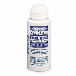 Dykem Layout Fluid,Blue,2 oz.,Bottle  80200