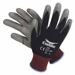 Condor Coated Gloves,Nylon,2XL,PR 19L493