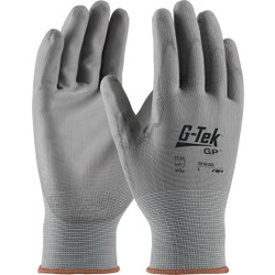 PIP 33-G125/L G-Tek GP General Duty Nylon Glove PU Coated Gray L 12 Pairs