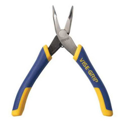 Irwin Bent Long Nose Plier,5" L,Serrated BN5