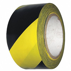 Condor Floor Tape,Black/Yellow,2 inx108 ft,Roll 6FXV7