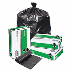 Tough Guy Recycled Trash Bags,33 gal.,Black,PK150 38D112