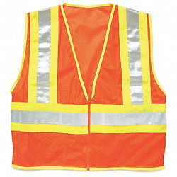 Kishigo High Visibility Vest,Class 2,L,Orange 1055-L