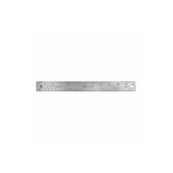 Westcott Ruler,Stainless Steel,12 In 10415