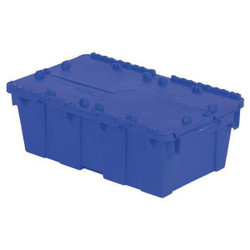 Orbis Attached Lid Container,Blue,Solid,HDPE FP075 Blue