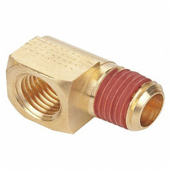 Parker 90 Extruded Street Elbow, Brass, 1/8 in VS2202P-2-2