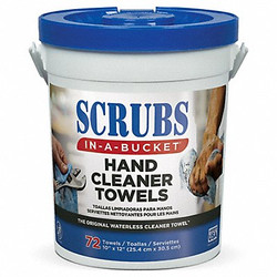 Scrubs Hand Cleaning Towels,10" x 12" ,Citrus 42272