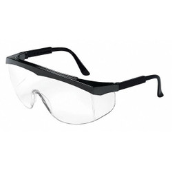 Mcr Safety SafetyGlasses,ScratchResistant,Black SS110