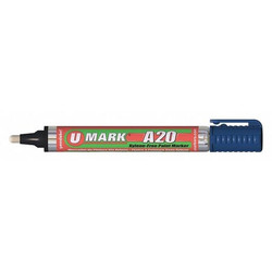 U-Mark Paint Marker with Reversible Tip,Blue 10702