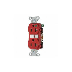 Sim Supply Receptacle,Red,1.0 HP,2 Poles,3 Wires  BRY8300HBRED
