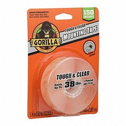Gorilla Glue Double Sided Tape,1 5/16 yd L,1" W  6036002