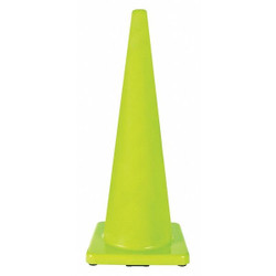 Manufacturer Varies Traffic Cone,36 In.Fluorescent Lime 6FHA5