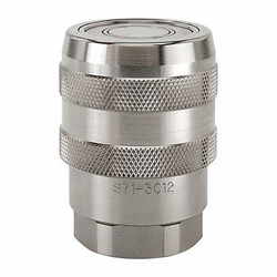 Parker Quick Connect,Socket,1/2",1/2"-14  S71-3C8-8FV