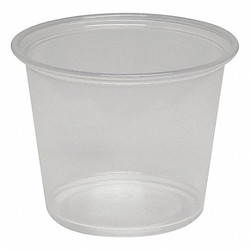 Dixie Disposable Portion Cup,5.5 oz,CLR,PK2400  PP55CLEAR