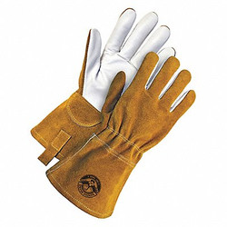 Bdg Welding Gloves,L,Gauntlet,4.5" Cuff L 60-1-1722-L