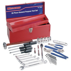 Westward Master Tool Set,SAE,38 pcs. 4PM07