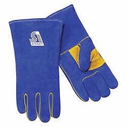 Steiner Industries Welding Gloves,Stick Application,Blue,PR 2519B-2X