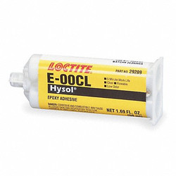 Loctite EpoxyAdhesive,DualCartridge,1:1 MixRatio 237095