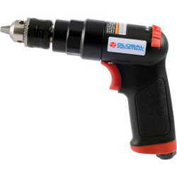 Global Industrial Reversible Air Drill 3/8"" Drive Size 2200 RPM